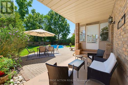 5 Marigold Street, Brantford, ON - Outdoor With In Ground Pool With Deck Patio Veranda With Exterior