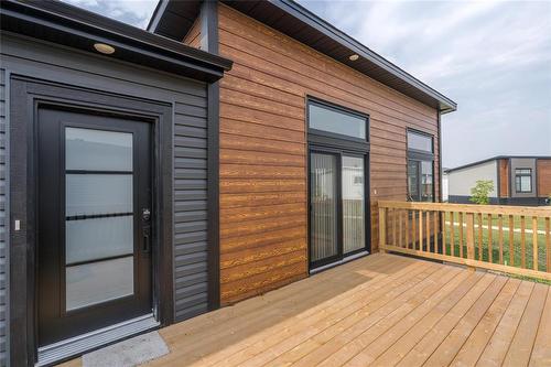 136 Prairie Oak Drive, Mitchell, MB - Outdoor With Deck Patio Veranda With Exterior