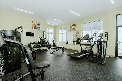 136 Prairie Oak Drive, Mitchell, MB - Indoor Photo Showing Gym Room