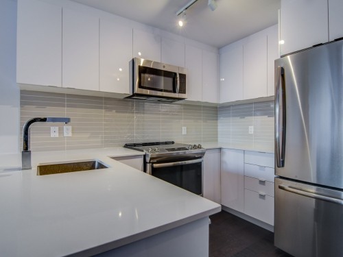Kitchen - 307-1190 Rue Mackay, Montréal (Ville-Marie), QC - Indoor Photo Showing Kitchen With Upgraded Kitchen