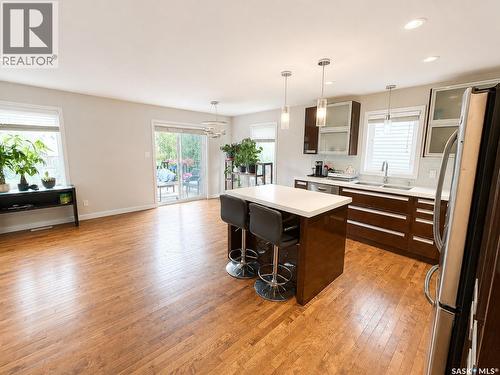 110 Chubb Cove, Saskatoon, SK - Indoor Photo Showing Kitchen With Double Sink