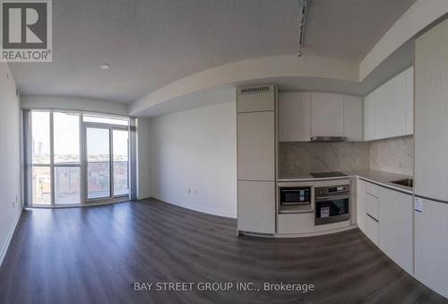 Kitchen with Living area - 1105 - 28 Interchange Way, Vaughan, ON - Indoor Photo Showing Kitchen