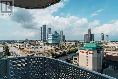 Living Room Balconcy View - 1105 - 28 Interchange Way, Vaughan, ON - Outdoor With View