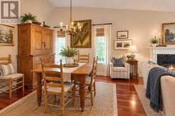 Virtually staged dining room - 