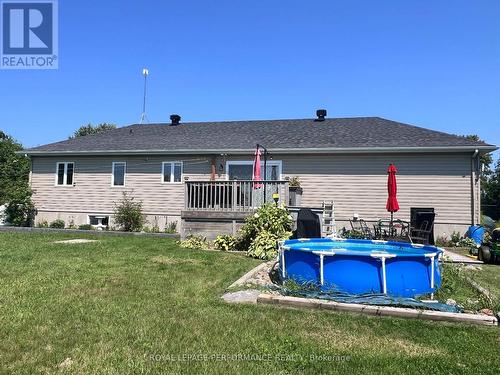 1890 Cassburn Road, Champlain, ON - Outdoor With Above Ground Pool With Deck Patio Veranda