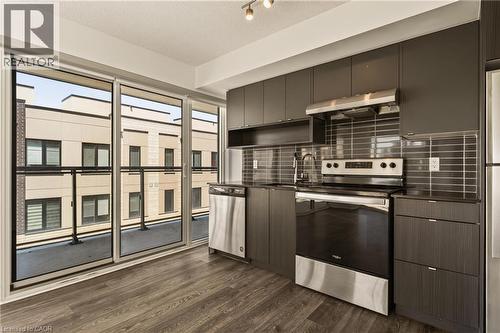 1119 Cooke Boulevard Unit# B323, Burlington, ON - Indoor Photo Showing Kitchen With Stainless Steel Kitchen