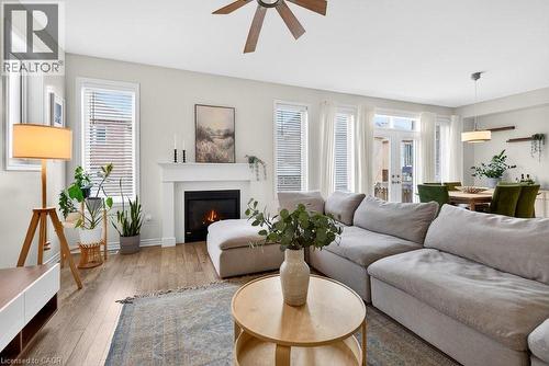 145 Stillwater Crescent, Waterdown, ON - Indoor Photo Showing Living Room With Fireplace