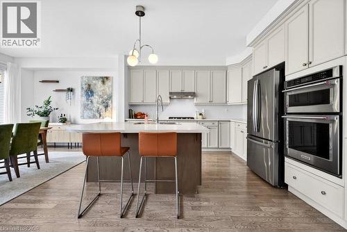 145 Stillwater Crescent, Waterdown, ON - Indoor Photo Showing Kitchen With Stainless Steel Kitchen With Upgraded Kitchen