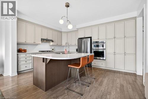 145 Stillwater Crescent, Waterdown, ON - Indoor Photo Showing Kitchen With Stainless Steel Kitchen With Upgraded Kitchen