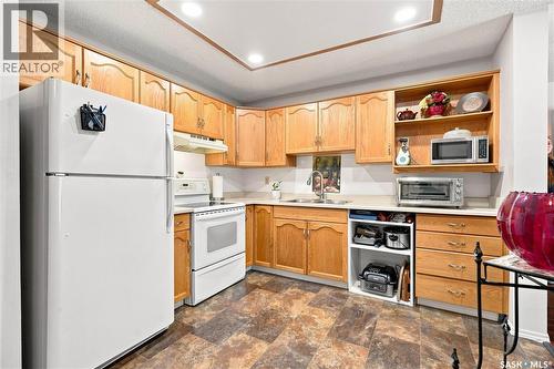 208 410 Main Street, Saskatoon, SK - Indoor Photo Showing Kitchen With Double Sink