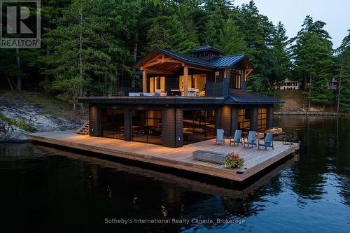 1097 Armstrong Point Road, Muskoka Lakes (Medora), ON - Outdoor With Body Of Water With Deck Patio Veranda