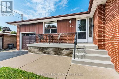 Upgraded finished patio, new storm door(s) - 163 Floradale Drive, Mississauga, ON - Outdoor With Exterior