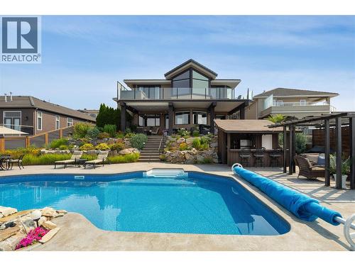 10 Bayview Heights, Coldstream, BC - Outdoor With In Ground Pool With Deck Patio Veranda
