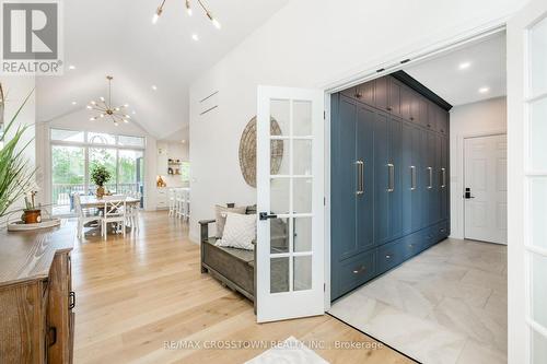 Mudroom with custom built-ins and garage entry - 75 Moonstone Road E, Oro-Medonte, ON - Indoor