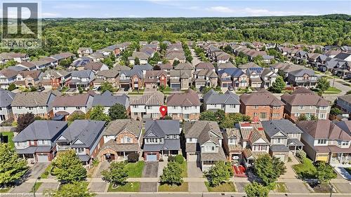 Established neighborhood featuring a row of brick and stone-finished homes with varied architectural styles - 171 Chase Crescent, Cambridge, ON - Outdoor With View