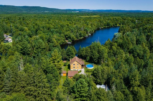 Photo aérienne - 37 Ch. Mercier, Bury, QC - Outdoor With Body Of Water With View