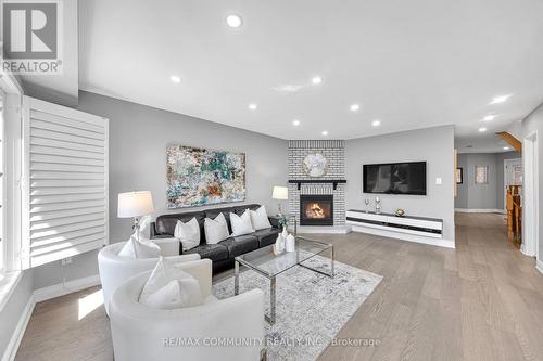 5326 Segriff Drive, Mississauga, ON - Indoor Photo Showing Living Room With Fireplace