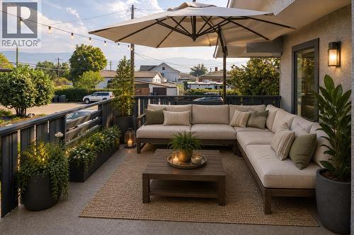 *Virtually staged - 1284 Mcbride Road, Kelowna, BC - Outdoor With Deck Patio Veranda With Exterior