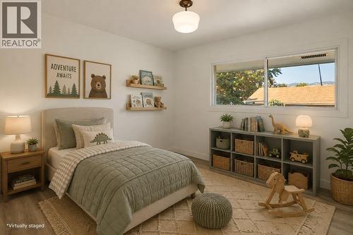 *Virtually staged - 1284 Mcbride Road, Kelowna, BC - Indoor Photo Showing Bedroom