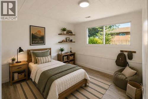 *Virtually staged - 1284 Mcbride Road, Kelowna, BC - Indoor Photo Showing Bedroom