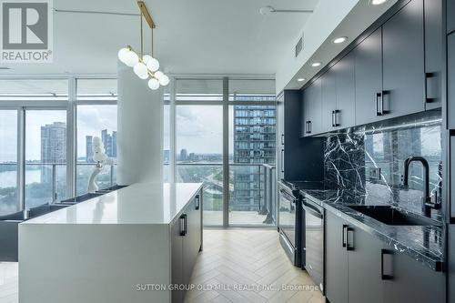 2505 - 103 The Queensway, Toronto, ON - Indoor Photo Showing Kitchen With Upgraded Kitchen