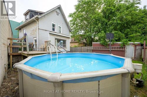 372 Beach Road, Hamilton, ON - Outdoor With Above Ground Pool