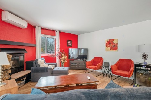 Room - A-710 Ch. Des Trois-Villages, Piedmont, QC - Indoor Photo Showing Living Room With Fireplace