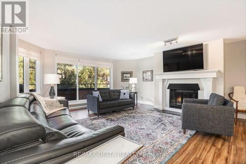 304 - 295 Gilmour Street, Ottawa, ON - Indoor Photo Showing Living Room With Fireplace