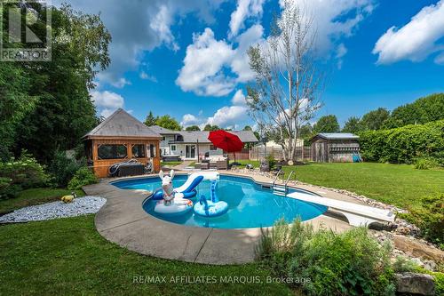 3 Sunset Drive, Rideau Lakes, ON - Outdoor With In Ground Pool With Backyard