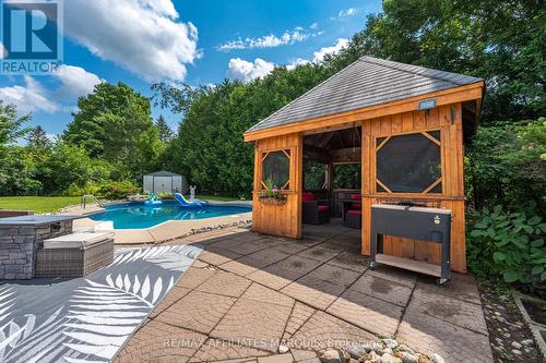 3 Sunset Drive, Rideau Lakes, ON - Outdoor With In Ground Pool With Deck Patio Veranda With Backyard