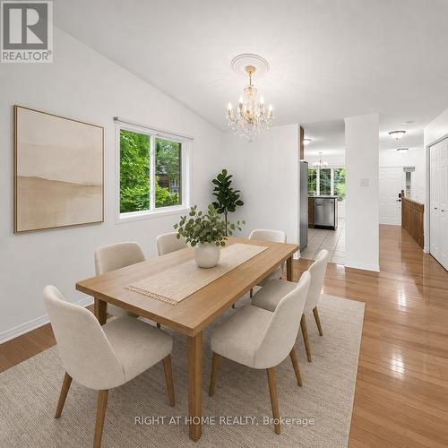 Virtually Staged - 120 Grandpark Circle, Ottawa, ON - Indoor Photo Showing Dining Room