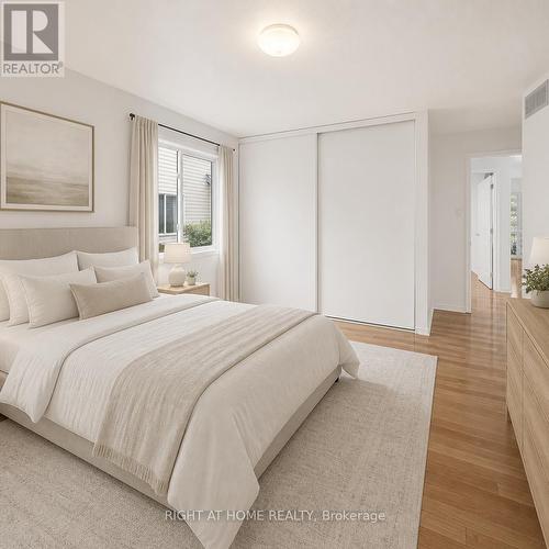 Primary Bedroom Virtuallt Staged - 120 Grandpark Circle, Ottawa, ON - Indoor Photo Showing Bedroom