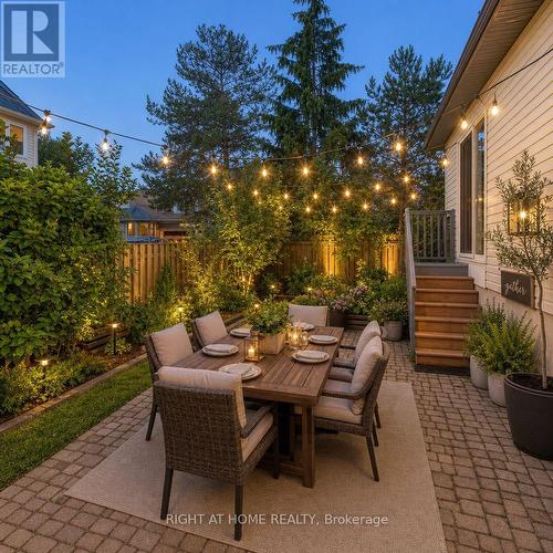 Virtually Staged Patio Area - 120 Grandpark Circle, Ottawa, ON - Outdoor With Deck Patio Veranda