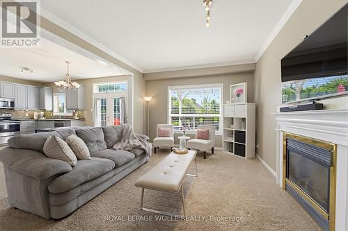 359 Pine Valley Drive, Kitchener, ON - Indoor Photo Showing Living Room With Fireplace
