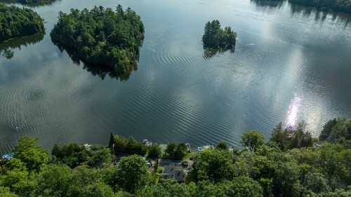 Photo aérienne - 201 217E Avenue, Saint-Hippolyte, QC - Outdoor With Body Of Water With View