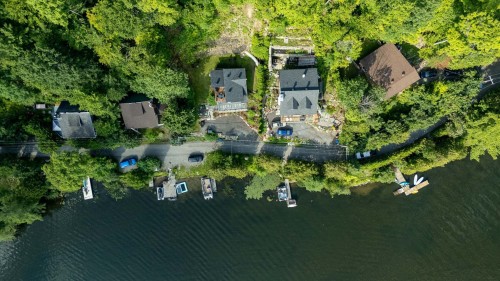 Photo aérienne - 201 217E Avenue, Saint-Hippolyte, QC - Outdoor With Body Of Water With View
