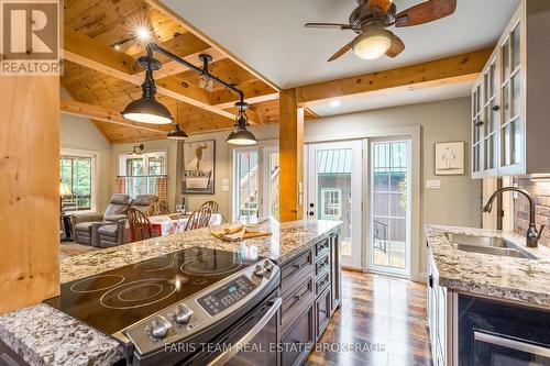 7353 Davy Drive, Ramara, ON - Indoor Photo Showing Kitchen With Double Sink