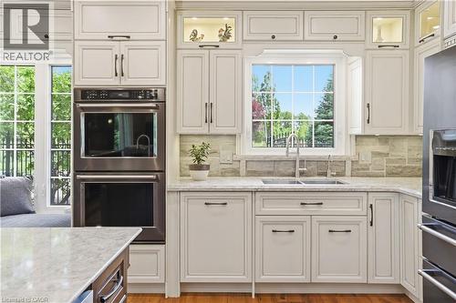 314 7Th Concession Road E, Flamborough, ON - Indoor Photo Showing Kitchen With Double Sink