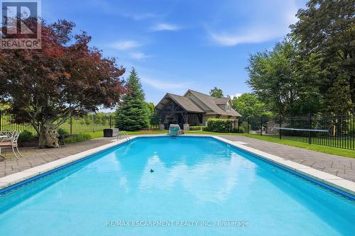 314 7Th Concession Road E, Hamilton, ON - Outdoor With In Ground Pool With Backyard