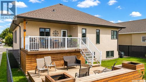 1 Glen Howard Way, Prince Albert, SK - Outdoor With Deck Patio Veranda With Exterior