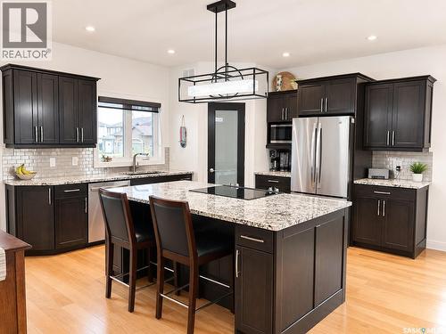 1 Glen Howard Way, Prince Albert, SK - Indoor Photo Showing Kitchen With Upgraded Kitchen