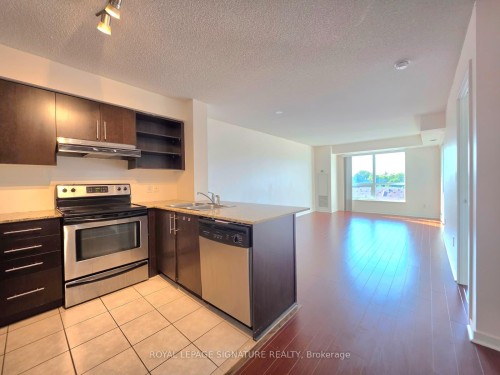 504-120 Dallimore Circle, Toronto, ON - Indoor Photo Showing Kitchen With Stainless Steel Kitchen With Double Sink
