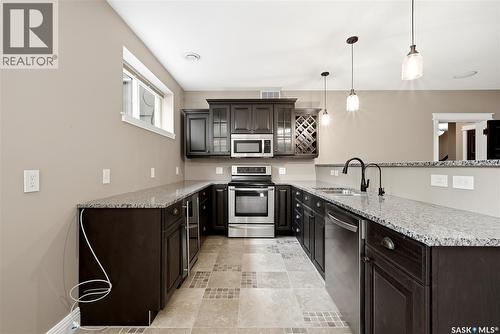 7 Lott Road E, White City, SK - Indoor Photo Showing Kitchen With Upgraded Kitchen