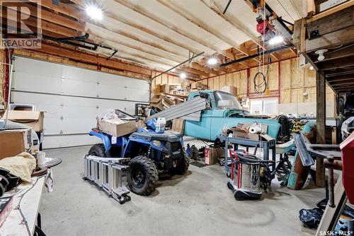 7 Lott Road E, White City, SK - Indoor Photo Showing Garage