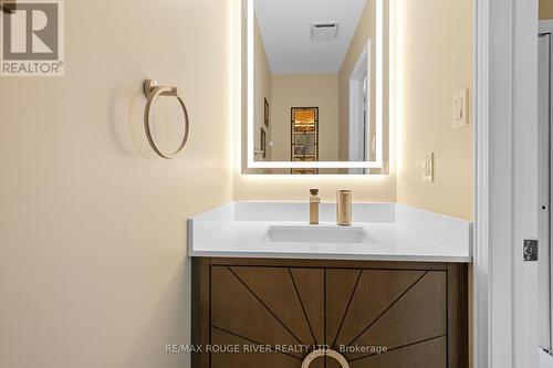 Powder Room on Main Floor - 11 Canmore Boulevard, Toronto, ON - Indoor Photo Showing Bathroom