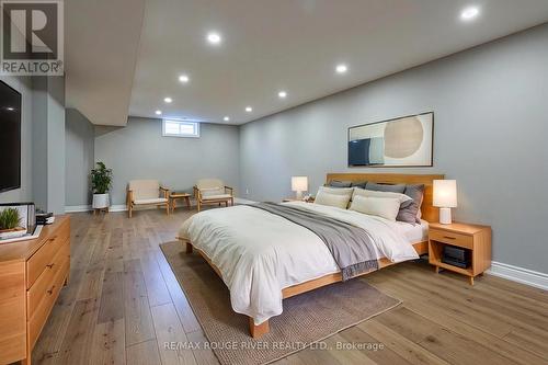 Virtually staged Basement - 11 Canmore Boulevard, Toronto, ON - Indoor Photo Showing Bedroom
