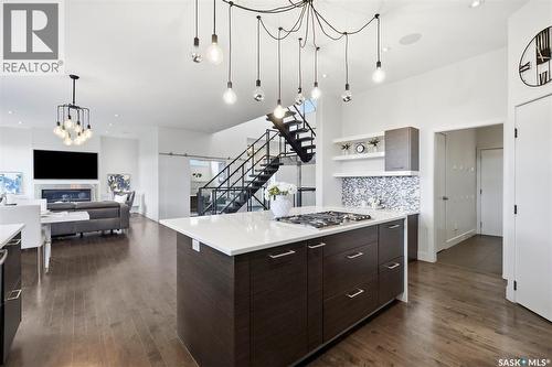 111 Fleming Crescent, Saskatoon, SK - Indoor Photo Showing Kitchen With Upgraded Kitchen