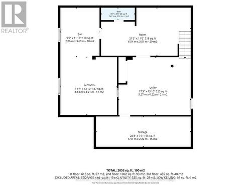 BASEMENT FLOOR PLAN - 215 Knoll Street, Port Colborne (Main Street), ON - Other