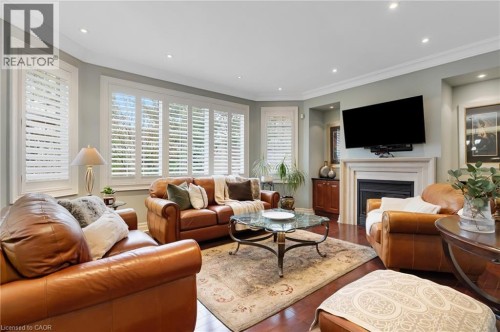 150 Garth Massey Drive, Cambridge, ON - Indoor Photo Showing Living Room With Fireplace