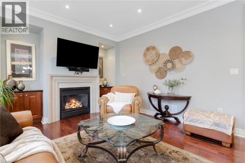 150 Garth Massey Drive, Cambridge, ON - Indoor Photo Showing Living Room With Fireplace